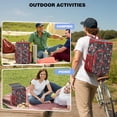 thumbnail image 4 of Travel Cooler Bag - Pioneer Flower Floral Print Pattern Camping Beer Cooler Backpack with Bottle Opener- Waterproof Insulated Picnic Backpacks - Cooler Bag for Beach, 4 of 6