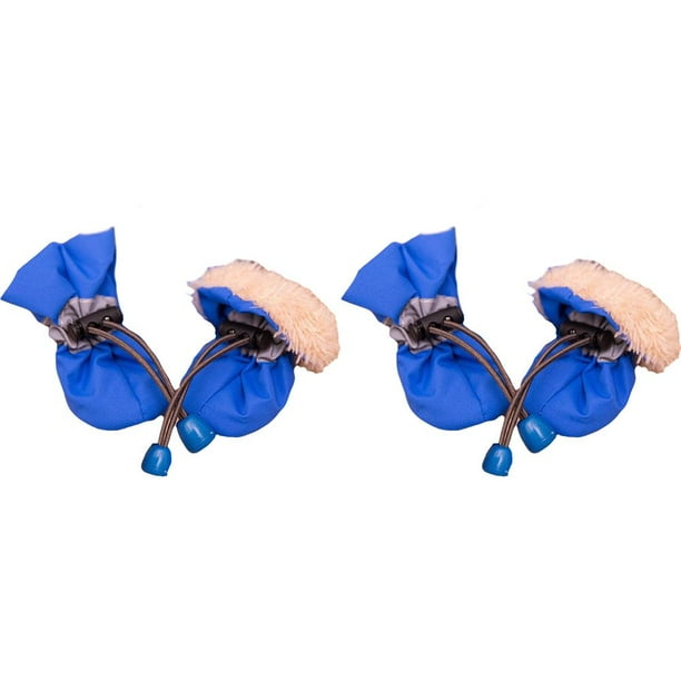 Botas protectoras TQEHS para patas de perro impermeables y cálidas talla L2V9