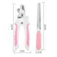 thumbnail image 4 of Pet Dog Nail Scissors With Nail File Professional Stainless Steel Nail Clipper Grooming Trimmer Pets Accessories, 4 of 9