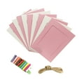 thumbnail image 1 of Paper Photo Frame Set - Color Photo Wall Decor with 1 Sheets of Photo Paper, Clips & Twine, 1 of 1