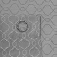 thumbnail image 4 of Deconovo Cortinas opacas en gris y plata, 132 x 243 cm, con aislamiento térmico, 4 of 7