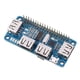 thumbnail image 4 of Hub de extensión USB de 5 V, 4 puertos USB para placa con indicación apta para Raspberry Zero/Zero W/3B+, 4 of 8