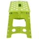 thumbnail image 2 of Taburete plegable portátil Taburete de escalera plegable de plástico Taburete de plástico 28,5*21,5*32 cm （Verde）, 2 of 8