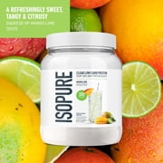 Isopure Clear Low Carb 100% Whey Protein Isolate, Mango Lime, 14.1 oz