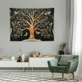 thumbnail image 2 of COMIO  Tree of Life Tapastry Moon Tapestry Butterfly Tapestries for Bedroom Aesthetic Tapastry's Wall Hanging Mandala Botanical Tapestry for Living Room Dorm, 2 of 7