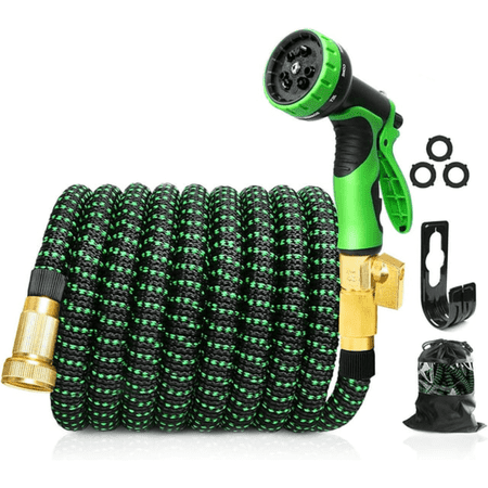 Garden Hose 50ft Kink-Free Expandable Water Hose Upgraded Leakproof Lightweight 50ft Garden Hose for Outdoor