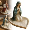 thumbnail image 2 of Virgin Mary Rosary Holder Rosary Stand Home Decor Elegant Keepsake For Necklace & Rings Home Decor Resin Statue With Detailed Craf, 2 of 12