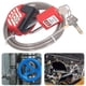 thumbnail image 1 of Candado De Seguridad, Bloqueo, Etiquetado, Bloqueo De Cable, 2 Llaves, Acero Inoxidable, PP, Prevención UV, No Deformación Para Planta Química, 1 of 7