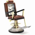 thumbnail image 1 of wonima44 YOUKI Bronze Barber Chair Desk Clock,Hairdresser Hairstylist Gift Ideas,Unique Table Clock Battery Powered,Home Decor Ideal for Office Hotel Cafe Bedroom, 1 of 1