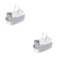 thumbnail image 4 of Cateissary Juguete automático para hacer burbujas para niños, soplador de máquina eléctrica portátil respetuoso con la piel y fabricado en Blanco 2piezas, 4 of 6