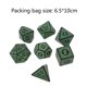 thumbnail image 1 of Pcs/Set Resin Dice Multi-faceted Various Shapes Sculpture Digital Dice with Box for Club/Party/Family Game Accessories heqiyong toy, 1 of 2