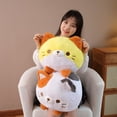 thumbnail image 4 of Mignonne Bande Dessinée Ronde Chat Peluche Jouet Anime Kitty Peluche Animal Poupée Jeter Coussin Coussin Filles Anniversaire Cadeaux Enfants Décor à la Maison, 4 of 5