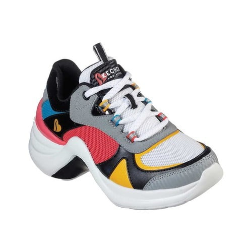 skechers white plimsolls