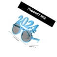 thumbnail image 4 of OULII Back to School Number Sign Sunglasses New Year Party Celebration Accessory Blue PC for Friends 1Set, 4 of 5