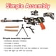 thumbnail image 3 of Toy Gun Art Creativity con visor, soporte y efectos de sonido, 3 of 8