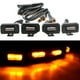 thumbnail image 2 of 4 Luces Led Para Parrilla Para Tacoma 2020 2021 2022 2023, Parrilla Oem, Incluyendo Modelos Trd Off Road Y Deportivos, Luz Led Estilo Raptor (Luz Ámbar Con Carcasa Negra), 2 of 5