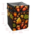 thumbnail image 5 of Thanksgiving Oak Foldable Car Trash Can with Lid, Leak-Proof Mini Trash Can, Hanging Storage Bag for Car, 5 of 6
