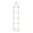 thumbnail image 2 of Climbing Rope Ladder Training Wooden Ladder Hanging Ladder Fitness Equipment, 2 of 5