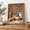Bread-Framed-16"L x 12"W, variant on Dark Framed 16"L x 12"W 3D Textured Sandstone Floral Still Life Canvas Art Print