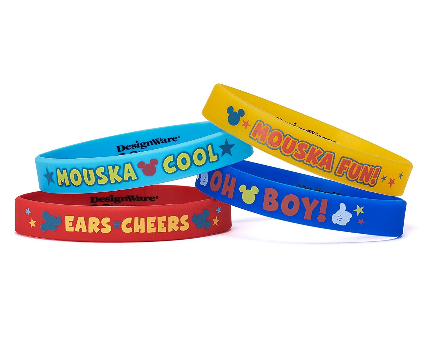 Mickey Mouse Clubhouse Party Favor Rubber Bracelets, 4ct