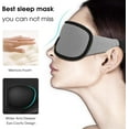 thumbnail image 2 of 3d Sleep Mask 2 Pack,eye Mask For Sleeping 3d Contoured Sleeping Mask Blackout Out Light - Blindfold Airplane With Ear Plugs, Night Masks With Travel, 2 of 5