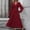 *Wine, variant on ClodeEU Women's Summer V-Neck Long Sleeve Maxi Dresses, Empire Waist Dress Lantern Sleeve Ruched Side Slit Elegant Maxi Dress Black,Womens Plus L