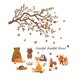 thumbnail image 2 of Teissuly Forest Wall Sticker Self-adhesive PVC Bedroom Wall Decoration Bear Jungle Graffiti Sticker Teissuly WER202312135034, 2 of 6