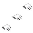 thumbnail image 2 of Cateissary Carcasa HDD SSD, carcasa externa de estado sólido para móvil, SATA a USB, compatible con dispositivo móvil portátil de 6 TB, USB Type1 NO1, 2 of 6