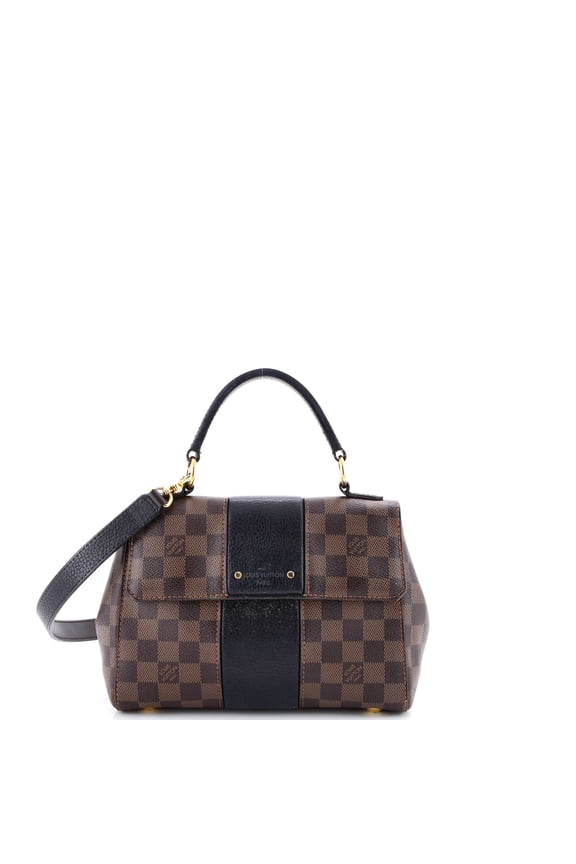 Pre-Owned Bond Street Handbag Damier with Leather BB By Rebag