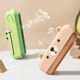 thumbnail image 3 of fastboy Toddler Musical Instrument Safe Stable Resonance Exquisite Exquisite Gift Toddler Harmonica bear, 3 of 6
