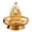 Gold, variant on Zxpjkyu Base Coil Frame Adjustable Center Rod Metal Stick Holder Burner Stand for Office Red Bronze