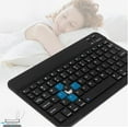 thumbnail image 3 of Teclado Bluetooth, teclado de carga inalámbrica, apto para todo tipo de tabletas, con retroiluminación LED, negro de 10 pulgadas Namotu HMKY252, 3 of 6