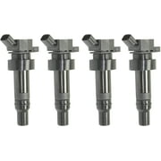 Garage-Pro Set of 4 Ignition Coil Compatible With Kia Soul 2012 2013 2014 2015 2016 2017 2018 2019 Hyundai Accent 12-21 1.6L