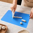 thumbnail image 3 of Silicone Non-Slip Desk Pad - (Light Blue) 15.7x11.8in Rectangular Table Mat, Heat-Resistant Mouse Pad for Home Office, Waterproof Writing Mat for Laptop Keyboard, 3 of 4