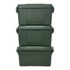 Plano Sportsman's Trunk 3 Pack, OD Green, 14-Gallon Lockable Storage Box