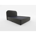 thumbnail image 3 of LASE Muebles Cama Queen Size Marsella Base+Cabecera Velvet Canalé Rosa, 3 of 4