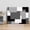 Black, variant on Orange Black Grey Wall Art for Living Room,Canvas Picture Wall Decor for Bathroom Bedroom,Middle Century Irregular Geo Abstract Art Painting Artwork for Office Hallway Dining Room Decor 16"x20"