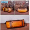 thumbnail image 3 of VICKAWEB, Bolsos de cuero para Mujer, Hobos Retro para Mujer, Bolso de Diseñador de Bolsos, Bolsa femenina de lujo con asa superior, Bolso de mano para Mujer, Baguette, 3 of 5