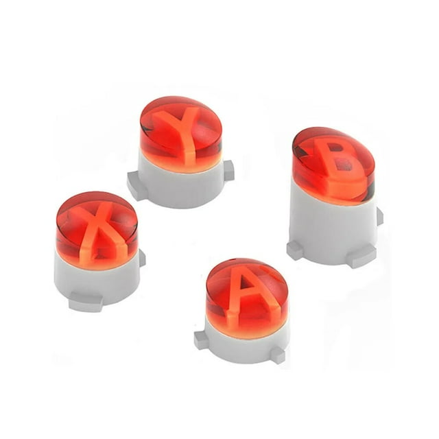 1ensemble Boutons de Remplacement ABXY Mod Kit pour Manette Xboxone Bouton pour Xbox One Slim / Elite Xbox Series X S Pièce de Réparation Orange