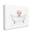 thumbnail image 3 of Country Pig Cute Bathtub Animals & Insects Graphic Art Gallery Wrapped Canvas Print Wall Art, 3 of 7