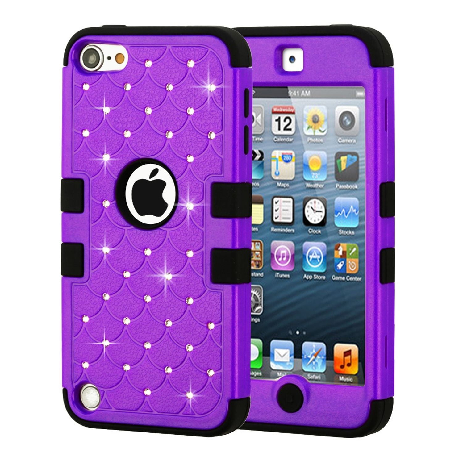 Apple iPod Touch 5th Gen/6th Gen Case, by MyBat Full Star Hard Plastic