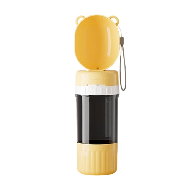 BotaniNest Bol de Voyage Portable Mangeoire pour Chat avec Mousqueton pour Randonnée Camping Plein Air