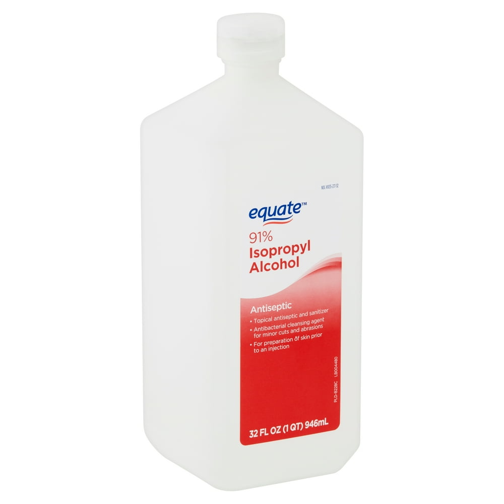 Equate 91 Antiseptic Isopropyl Alcohol, 32 fl oz