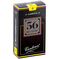 Vandoren Bb Clarinet 56 Rue Lepic Reeds Strength #5; Box of 10