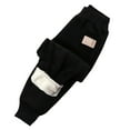 thumbnail image 2 of piuwrlz Kids Winter Plush Pants for Girls Boys Long Thick Velvet Cotton Sweatpants Fashionable Black Size 2 Years, 2 of 3