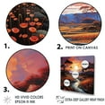 thumbnail image 3 of Designart "River'S Neo Expressionistic Harmony" Neo-Expressionism Floater Framed Wall Decor, 3 of 5