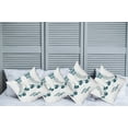 thumbnail image 6 of Ambesonne Vintage Throw Pillow Cover 4 Pack, Retro Roller Skates, 24", Teal White, 6 of 6