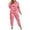 Light Pink, variant on Bibifish Womens Pajama Sets Glitter Heart Printed Long Sleeve Sleepwear Sets Button Down Pj Top With Jogger Pants Valentine'S Day Trendy Pj Sets