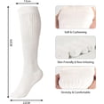 thumbnail image 3 of YooGuoGuo Slouch Socks Women Thigh High Boot Socks Soft Scrunch Socks Size 5-11, 3 of 6