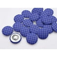 thumbnail image 2 of Soimoi Blue Silk Fabric Geometric Check Print Fabric by the Yard 42 Inch Wide, 2 of 3